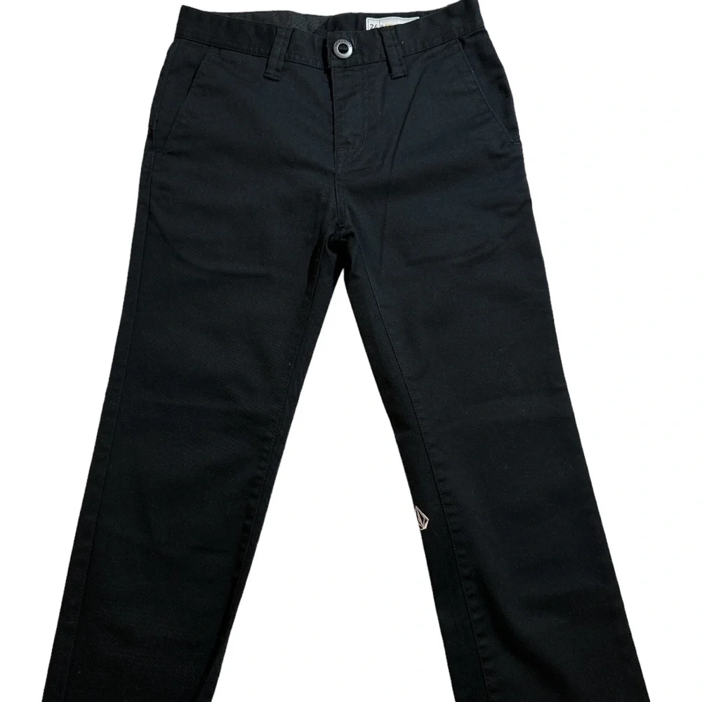 Volcom Frickin KIDS Chino Pants, size 24, black - Picture 9 of 10